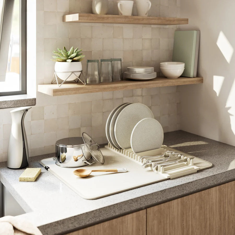 UDry Dish Drying Rack with Pad