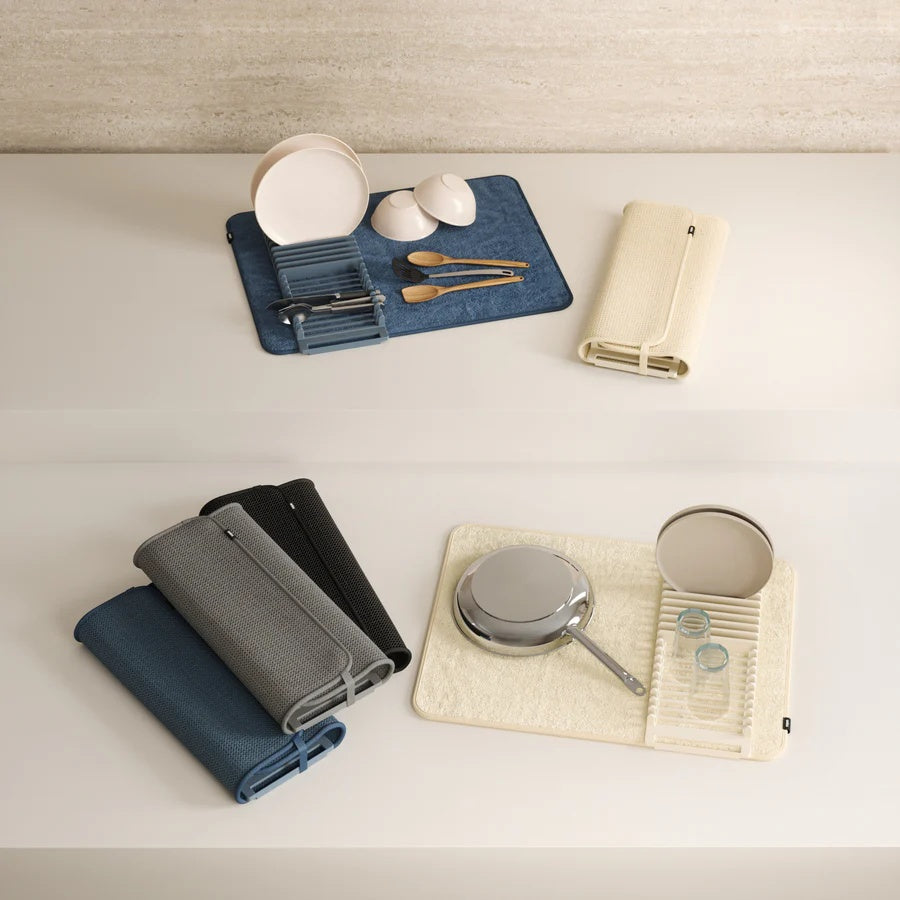 UDry Dish Drying Rack with Pad