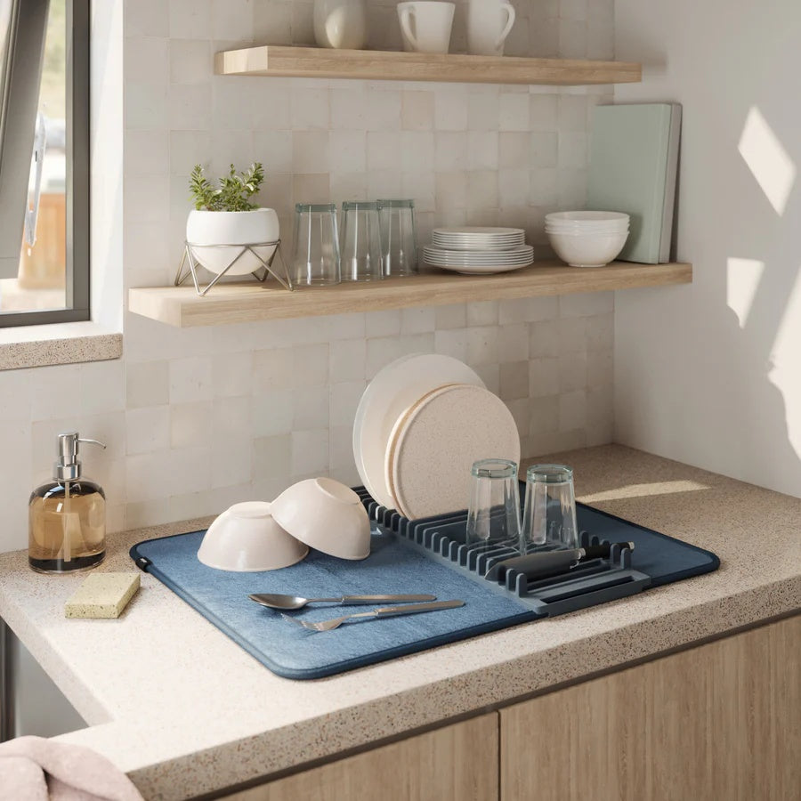 UDry Dish Drying Rack with Pad